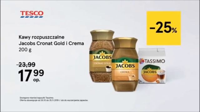 Reklama Tesco - kawy i masło (październik 2019) смотреть онлайн