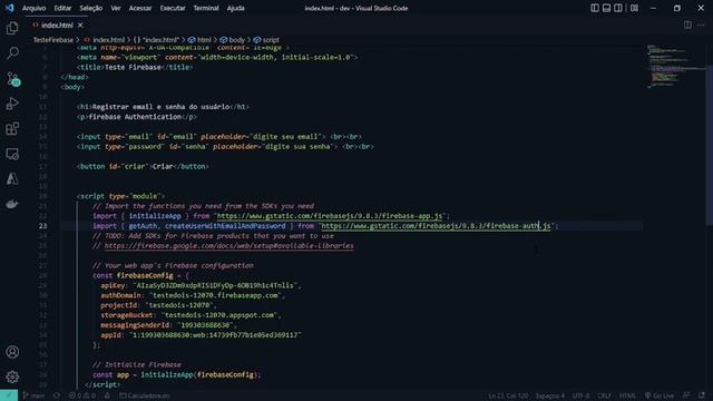 Veja como adicionar usuários ao Firebase Authentication com HTML e JavaScript смотреть онлайн