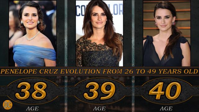 Penelope Cruz Evolution From 26 To 49 Years Old