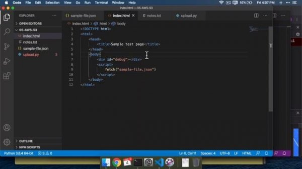 How to read JSON files into HTML using JavaScript's fetch (no D3, no jQuery, vanilla JS!)