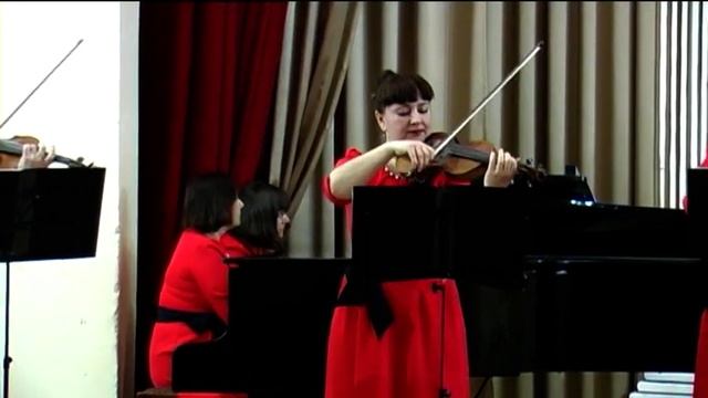 Ансамбль "Вдохновение" И. Брамс "Венгерский танец" смотреть онлайн