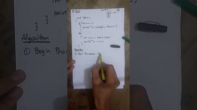 Stack PEEK operation and Algorithm(Data Structure and Algorithms) Part-4 for RTU in HINDI & ENGLISH смотреть онлайн