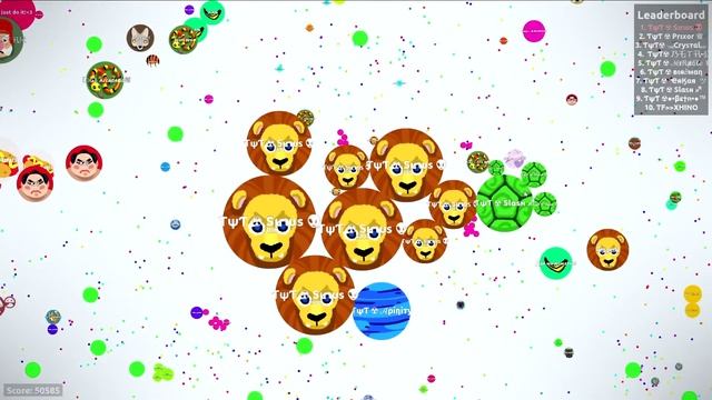 Agar.io // ƬψƬ ☢ Clan TAKEOVER #2 - Agario Gameplay смотреть онлайн