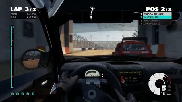 DiRT 3 - RALLYCROSS: L.A. COLISEUM, EXPOSITION DRIVE смотреть онлайн