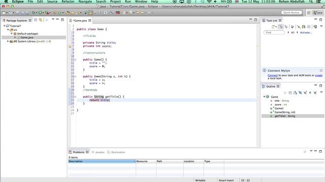 PROGRAMMING IN JAVA using Eclipse - Tutorial 7 | Custom Classes (Part 1) смотреть онлайн