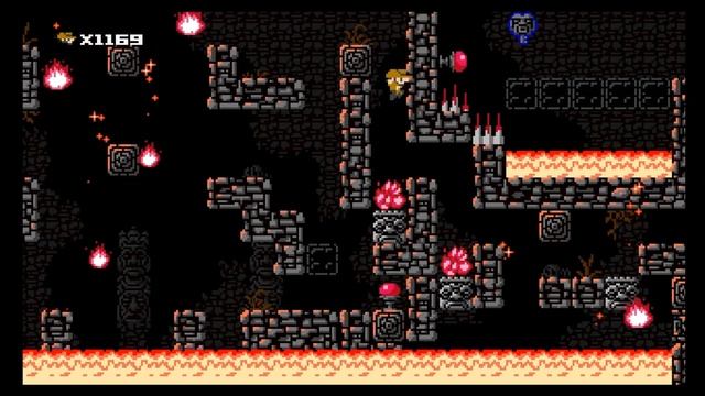 1001 spikes - Story mode (with all golden skulls) - walkthrough смотреть онлайн