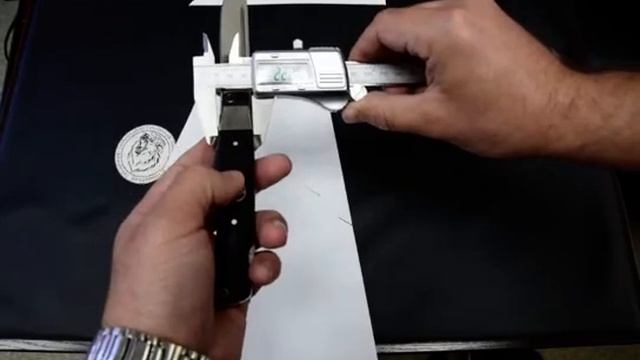 Складная Финка НКВД кованая сталь 95х18 рукоять черный граб GAIDAROV.SHOP смотреть онлайн