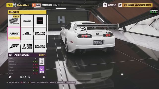 Forza Horizon 5 - Toyota Supra Mk4 Customization смотреть онлайн