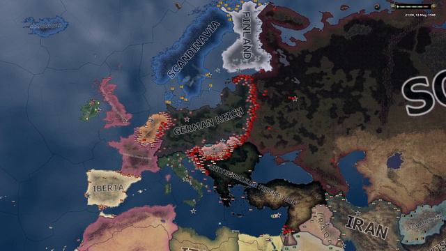 All union,federation in Europe start - Hoi4 Timelapse смотреть онлайн