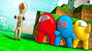 SCP ПРЯТКИ В МИРЕ МАЙНКРАФТ! ПРЕДАТЕЛИ АМОНГ АС СПРЯТАЛИСЬ В НЫЧКЕ! СКУЛЬПТУРА ИЩЕТ В Garry`s Mod