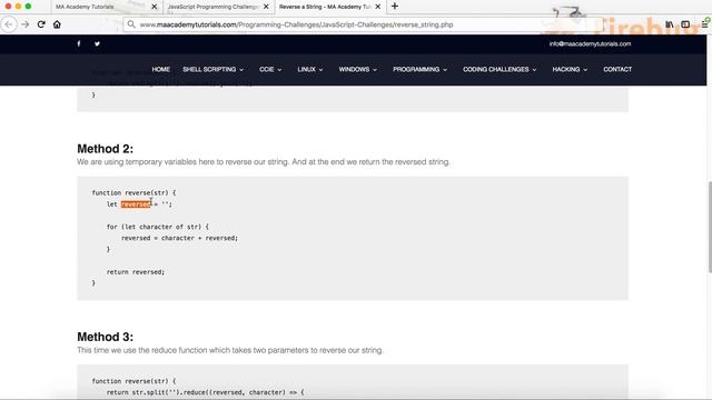Reverse a String - JavaScript Coding Challenge смотреть онлайн