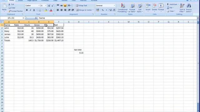 Excel Basics C - Format border and fill смотреть онлайн