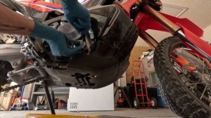 22’ Honda CRF 300L Rally oil change