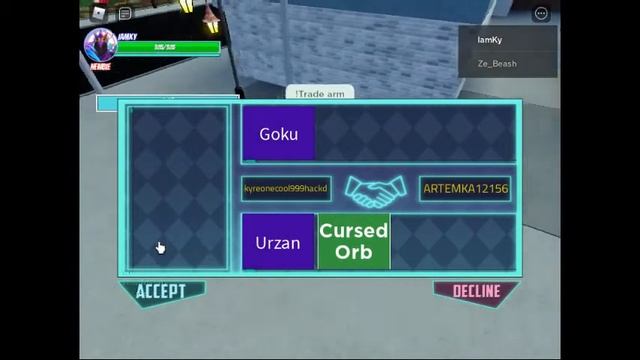 Roblox|[AUT] I TRADED GOKU FOR URZAN AND 2 CURSED ORB смотреть онлайн