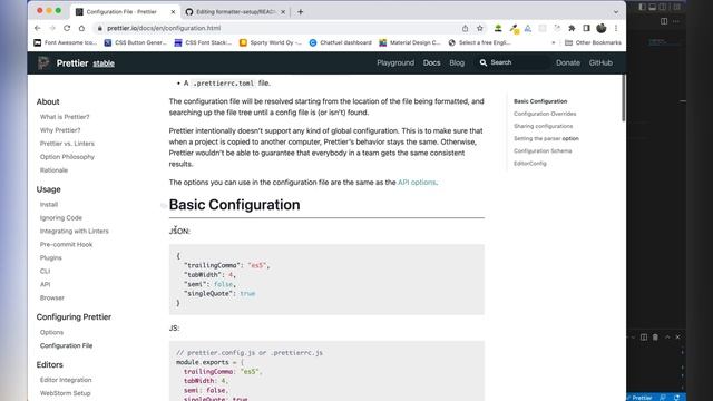 javascript bangla tutorial 96 : Format your code with Prettier in a project смотреть онлайн