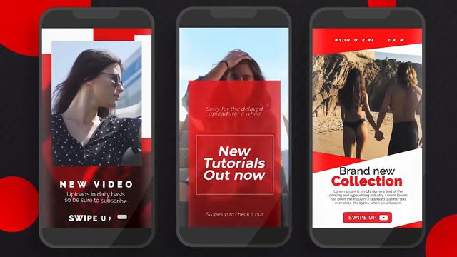YouTube Instagram Stories | After Effects template смотреть онлайн