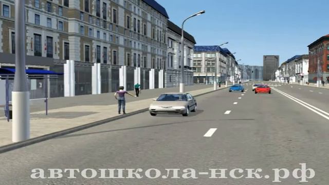 51. Столкновение около «голосующего» пешехода смотреть онлайн