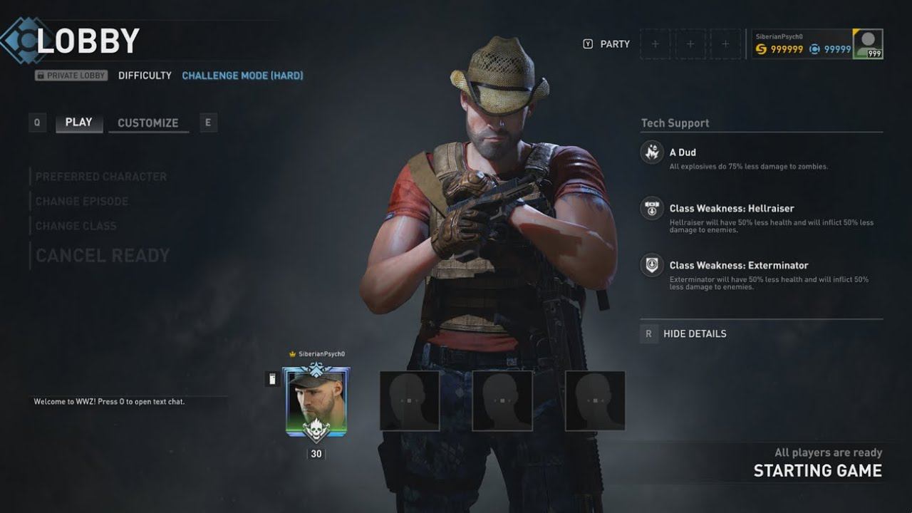 World War Z Aftermath Challenge Mode | Solo Hard No Damage Weak Exterminator