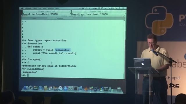 Keynote David Beazley - Topics of Interest (Python Asyncio) смотреть онлайн