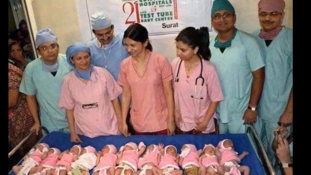 ОНА родила 11 детей за раз/Любопытные факты смотреть онлайн