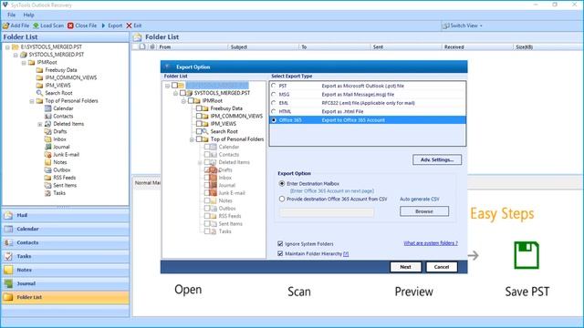 SysTools Outlook Recovery – Advanced Method Of Repairing, Restoring Corrupted Outlook PST Files
