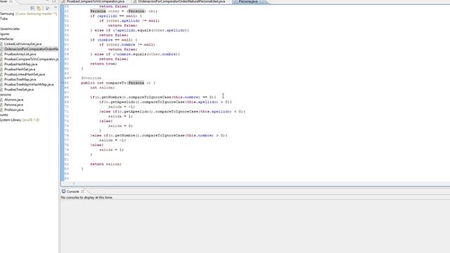 Tutorial java #33 - CompareTo y Compare (Comparable y Comparator) смотреть онлайн