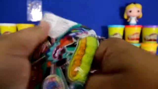 GIANT ALICE Surprise Egg Play-Doh - Disney Alice in Wonderland Toys MLP Frozen Shopkins смотреть онлайн