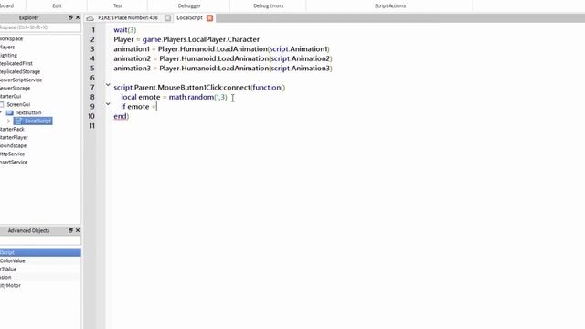 [ROBLOX Tutorial] - Random Animation Button SCRIPT смотреть онлайн