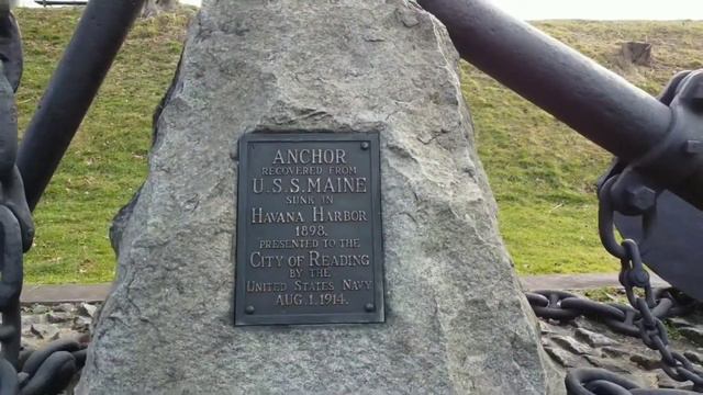 City Park in Reading Pa Anchor from the USS Maine смотреть онлайн