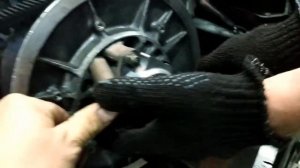 Как снять ремень вариатора ЯМАХА ВЕНТУРА ТФ 2005 г. в.