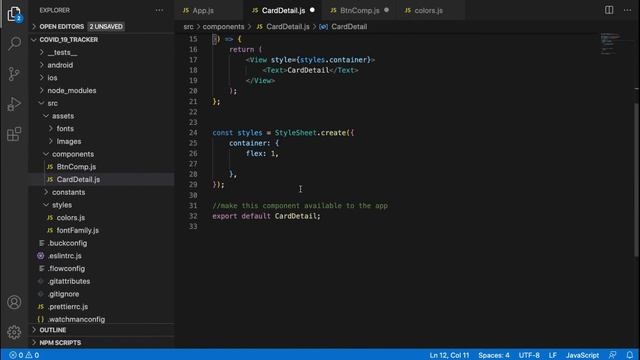 Build Covid19 Tracking App In React Native || Maintain LocalizedStrings File ||| By Gulsher Khan смотреть онлайн