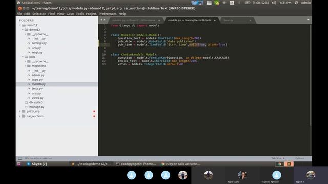Based on Getting started with Python/Django 1st session(Q&A) (In Hindi) смотреть онлайн