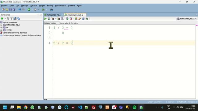 11. Funciones de Fila | Números - ORACLE смотреть онлайн