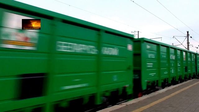 ВЛ80К-120 с грузовым поездом на Беларусь смотреть онлайн