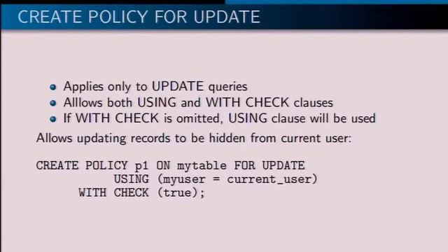 Oracle Row Level Security Tutorials - RLS смотреть онлайн