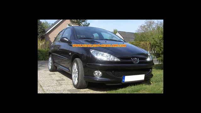 Peugeot 206 Headlight Plastic lens Cover Lenses Crack Replacement