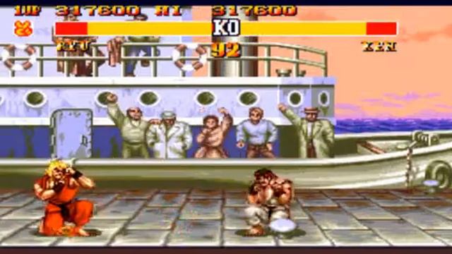 Street Fighter II Ryu long play- sega mega drive/genesis смотреть онлайн