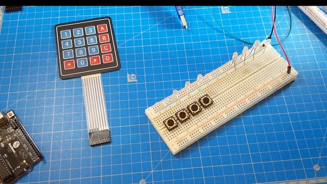 How does a 4x4 keypad work смотреть онлайн