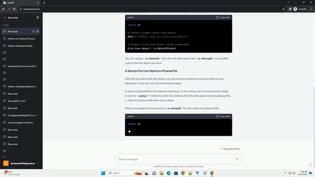 how to take file like object in a file in python смотреть онлайн