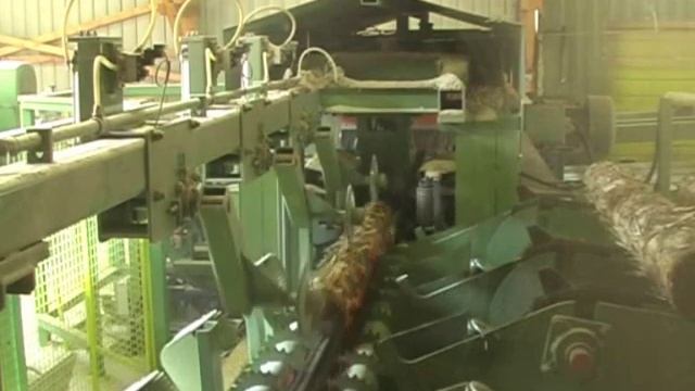 Двойной дисковый станок для тонкомера смотреть онлайн