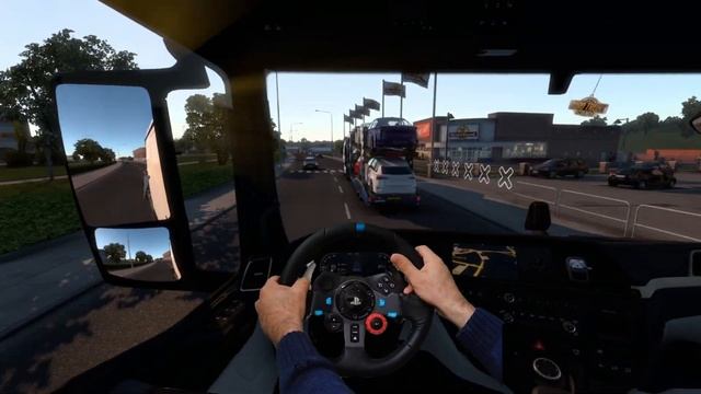 Real Hands Funny moments #1 Logitech g29 #1 - ETS2 смотреть онлайн