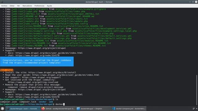 Instalando Drupal 9 con Composer y Docker смотреть онлайн