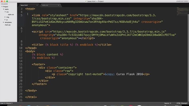 9.- Curso Flask - Archivos estáticos смотреть онлайн