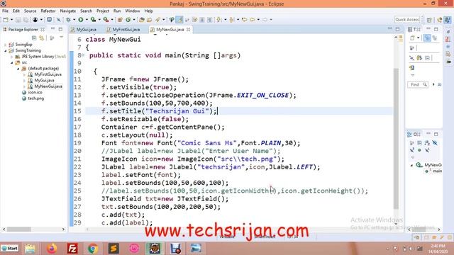 How to create graphical user interface in Java | Java Swing Tutorial in Hindi | Urdu --Part 2 смотреть онлайн