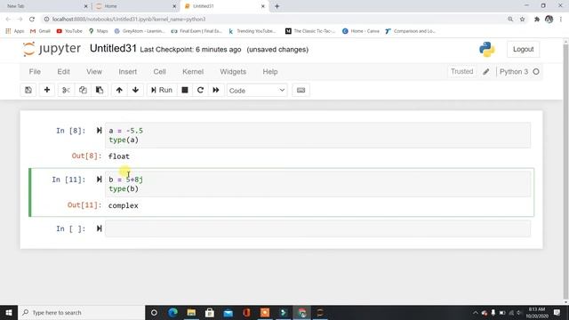 #4.1 Data Types in python in Tamil | int,float,complex | Data aruvial смотреть онлайн