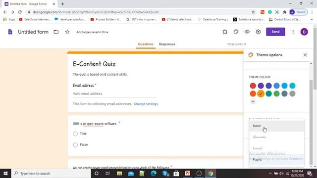Create Professional Google Quizzes In A Google Form