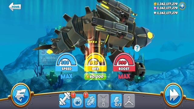 Hungry Shark World - Enemy Mecha Sharkjira Godzilla Unlocked Update - All 34 Sharks Android Gamepla смотреть онлайн