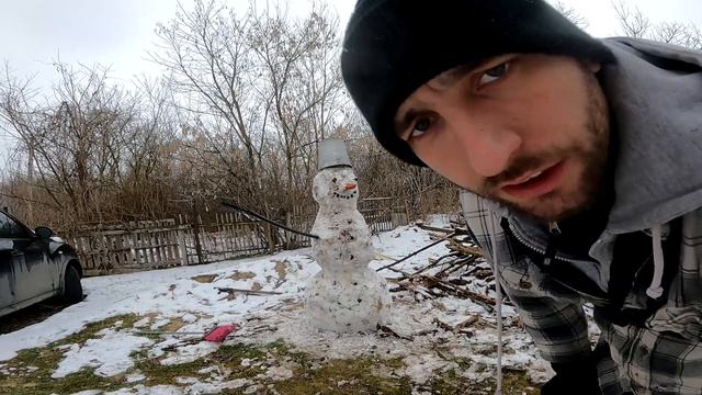 ||ДЕНЬ 691|| Выпал снег. Лепим снеговика. Парацетамол решает. Ингаляция. смотреть онлайн