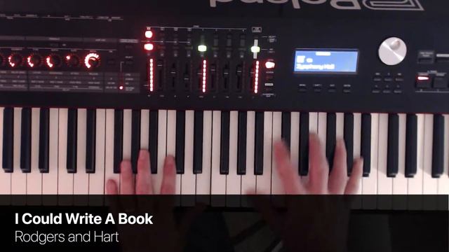 I Could Write a Book - Rodgers & Hart - Piano Cover смотреть онлайн