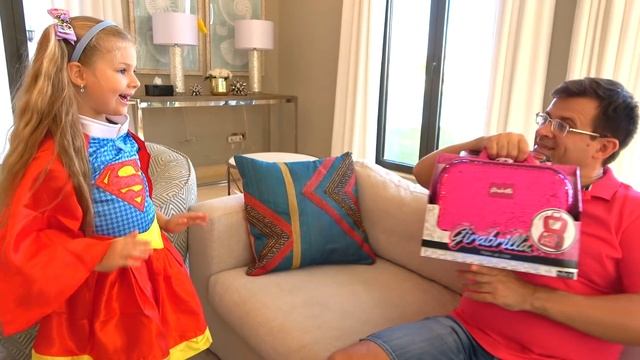 Diana Turns Into Superheroes And Helps Her Friends